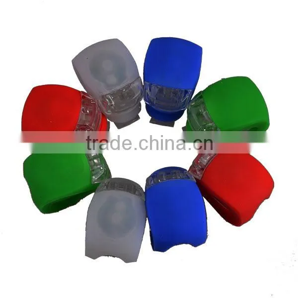 Multipurpose 2 LED Colourful Bicycle Silicon Light