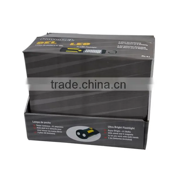 New Plastic Material Magnet AAA Battery Portable LED Work Light with Hook