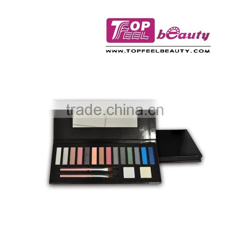 Makeup kit 12 eyeshadow with paper package and brush