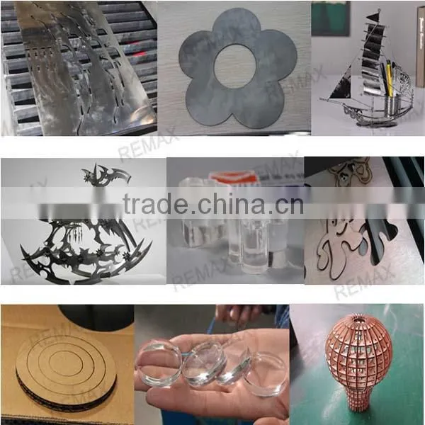 Remax 1kw carbon steel fiber laser cutting machine steel pipe cutting carbon steel 12mm ,stainless steel 8mm