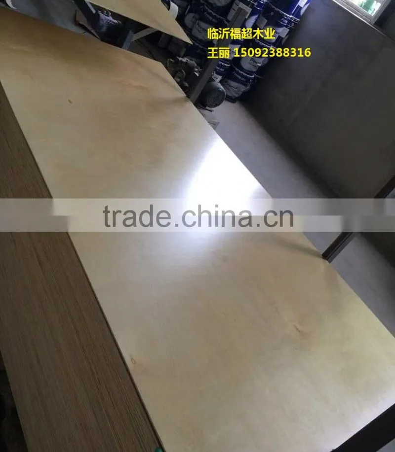 Furniture grade birch plywood UV