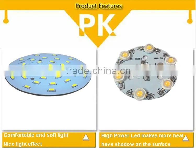 5w Elegant golden downlight housing round aluminum fixture 100mm hole size led downlight wall mounting