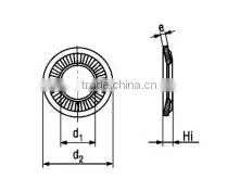 M5 Serrated Conical Spring Washer NFE 25-511
