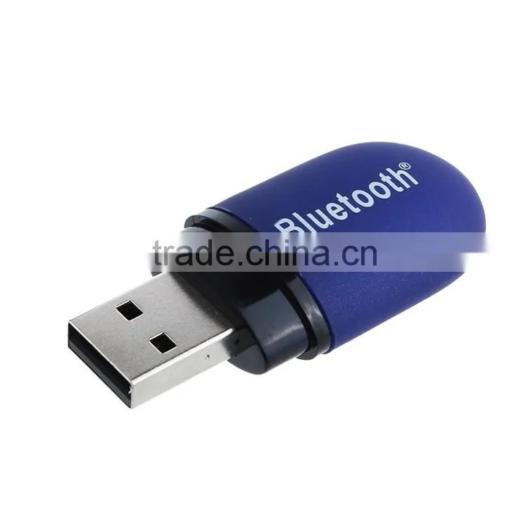Blue Bluetooth USB V2.0 EDR Dongle Mini Wireless Adapter for PC Laptop