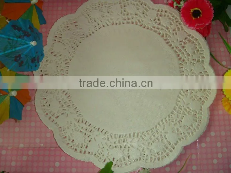 Wholesale Romantic Embossed Paper Cake Doilies 10 inch (400pcs)