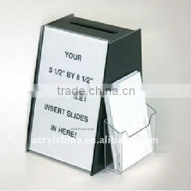 acrylic donation box / red election box / boxes for charity