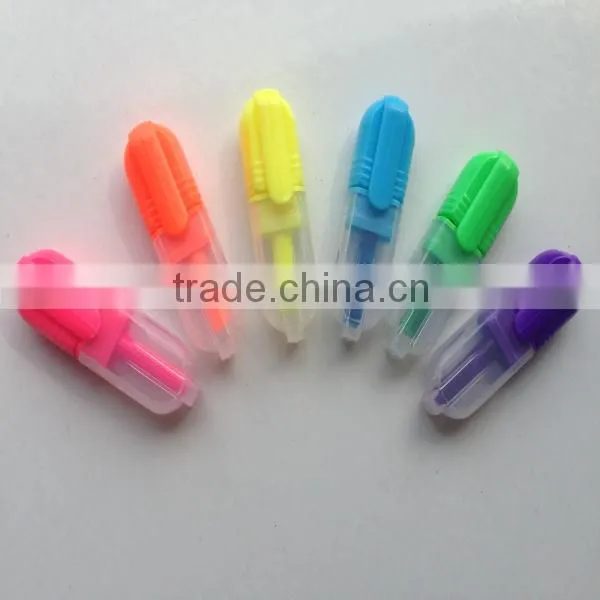 Mini Fluorescent Marker Highlighter marker