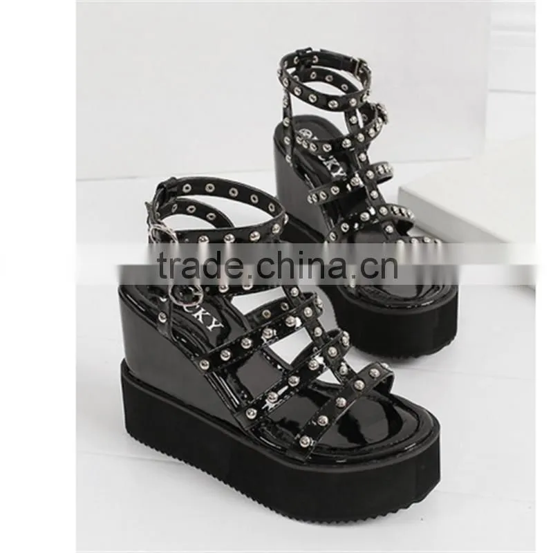 The latest rivet rome latest design women fashion girls student shoes