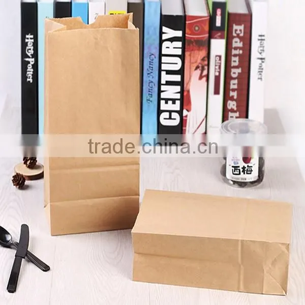 Takeaway Food Wrap High Quality Aluminum Foil brown kraft paper bags