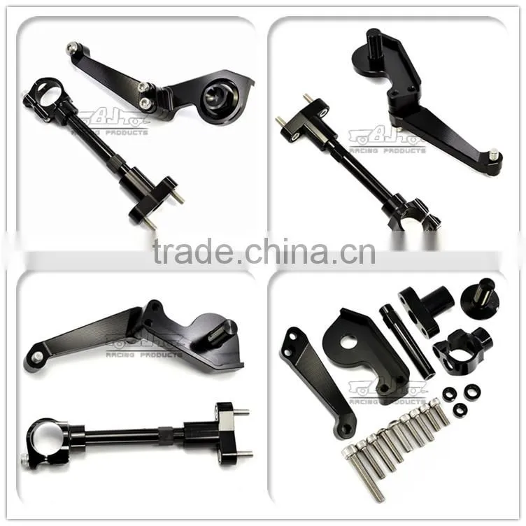 BJ-SDA-001 High Quality CNC Aluminum Motorcycle Adjustable Steering Damper Mounting Kits for Yamaha YZF R3 2015