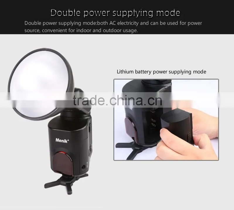 SJD200 built-in lithium battery speedlite