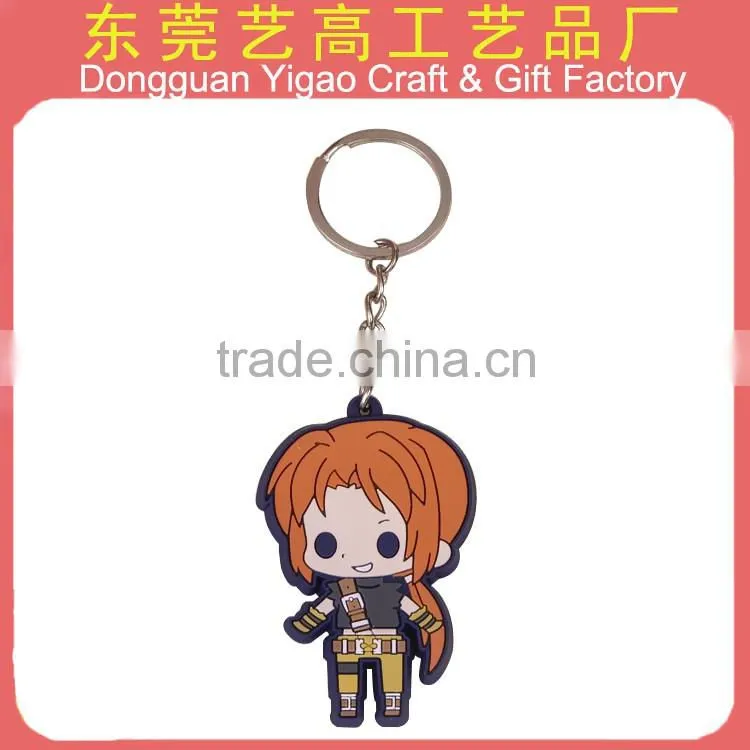 Factory hot sale no minimum custom logo keychains