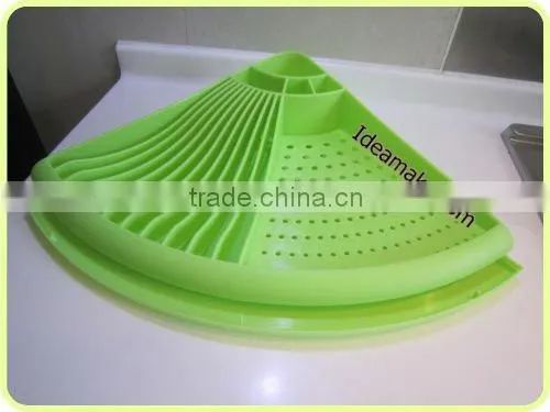 Smart 2015 New for Kitchen Accessory,3 in 1 corner plate organizer