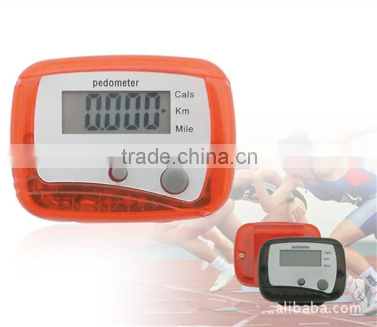 Promotional Multi-functional Calories/KM/Mile Step Counter China Walking Pedometers OEM with Logo Customized