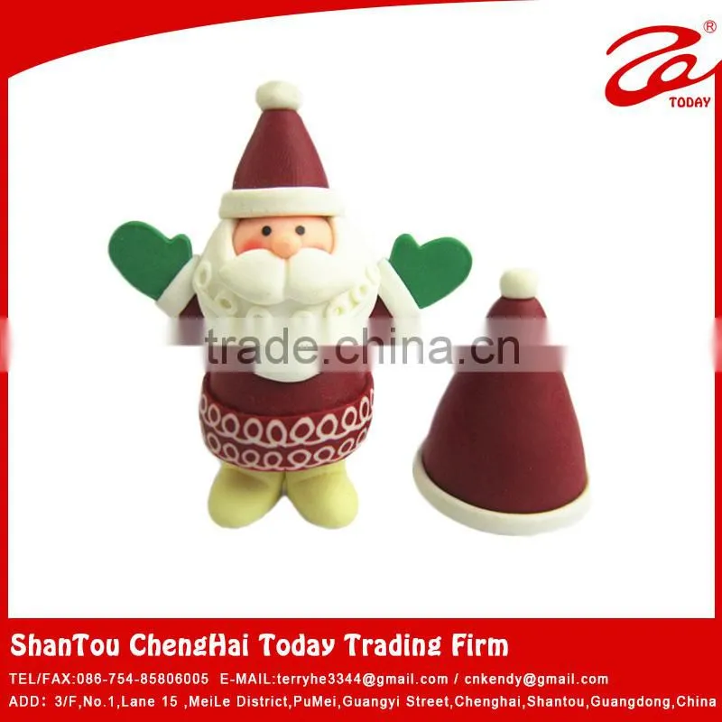 polymer clay christmas craft snowman costume