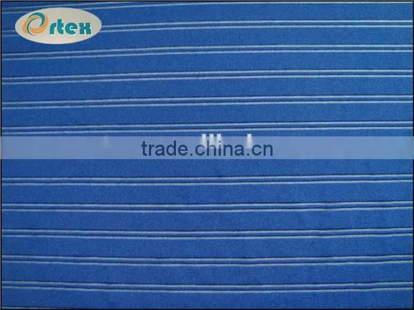 polyester spandex drop needle fabric