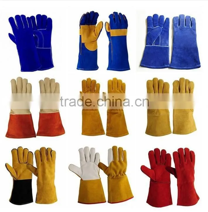 Half hand leather gloves esd glove