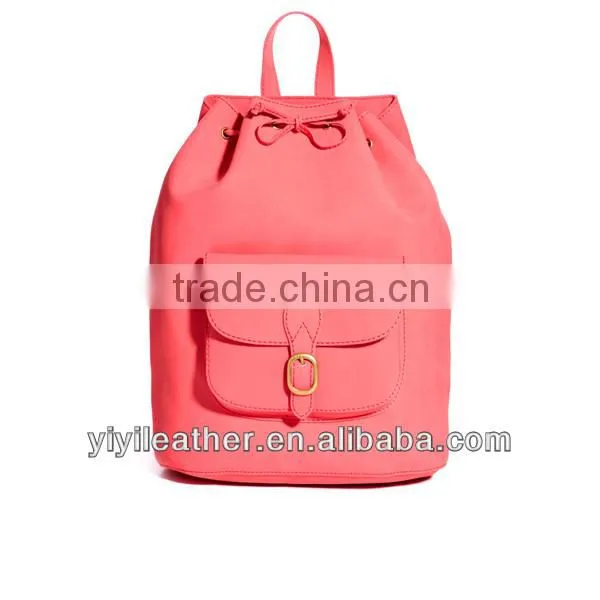 V677-New arrival fashion fashion faux suede leather girls' backpack hot sale alibaba china