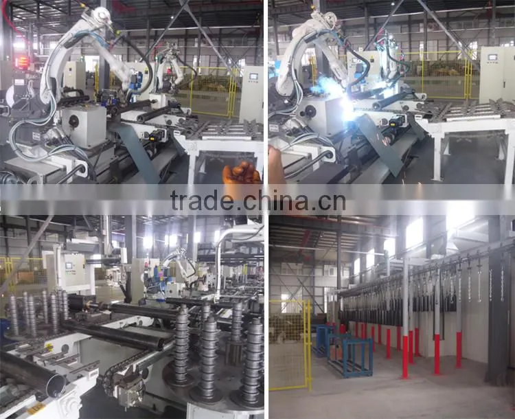 ISO Standard Electricity Spray Painting Steel Support Bracket For Conveyor Idler Roller