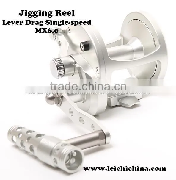 Stock available precision machined stainless steel fishing jigging reel