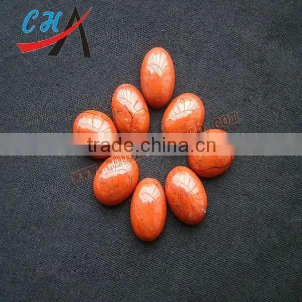 tiger eye oval shape stone inlay cabochons
