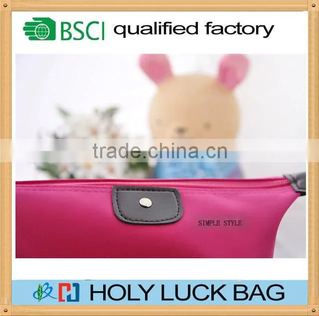 High quality waterproof make up bag with zipper cosmetic bag