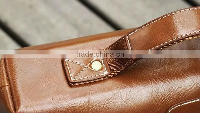 Pu leather dslr camera bag for canon nikon sony