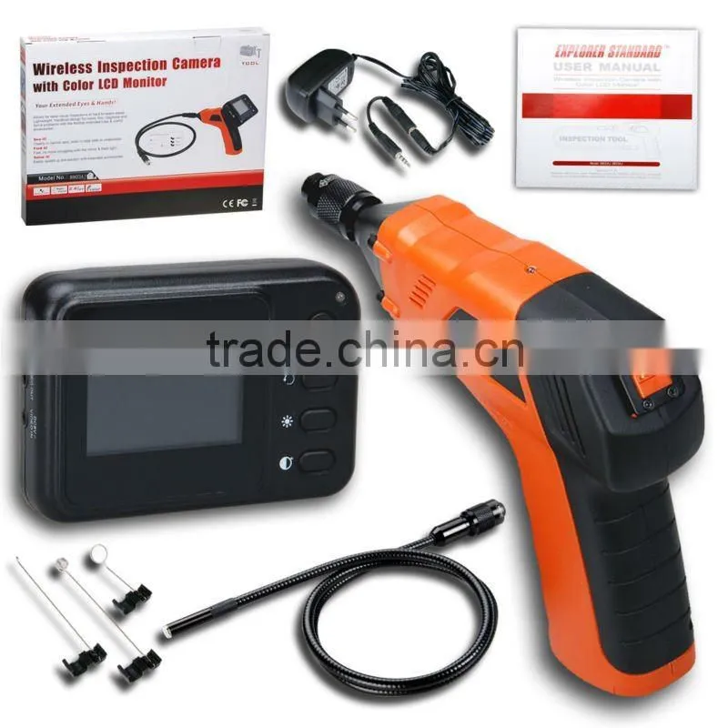 2.4" LCD Wireless Rotate LED Inspection Camera Endoscope Borescope
