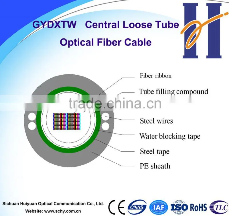 High Quality Multi Core Tube Single/Multi Mode Fiber Optic Cable In Communication Cables