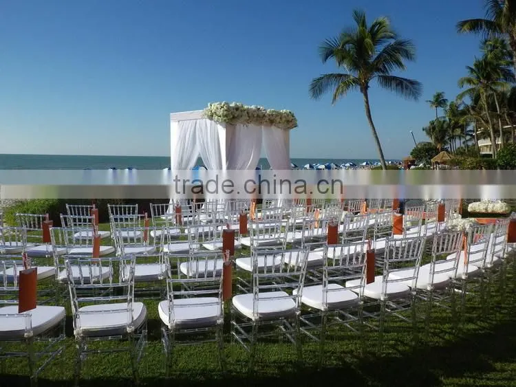 Transparent Chiavari Chair with movable cushion