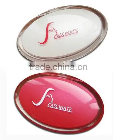 Factory OEM High-end fashion Acrylic cosmetic mirror &Plastic cosmetic mirror