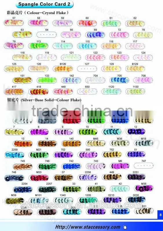 Wholesale loose sequin spangle