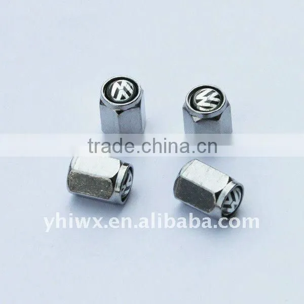 meatl car logo tire valve caps