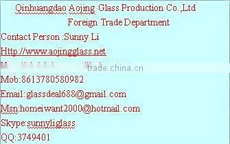3-19mm CCC&ISO9001:2008 industrial tempered safety glass