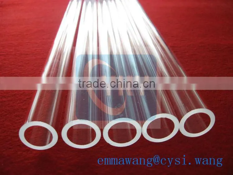 High Quality Transparent Quartz Tube for Double Zones Tube Furnace