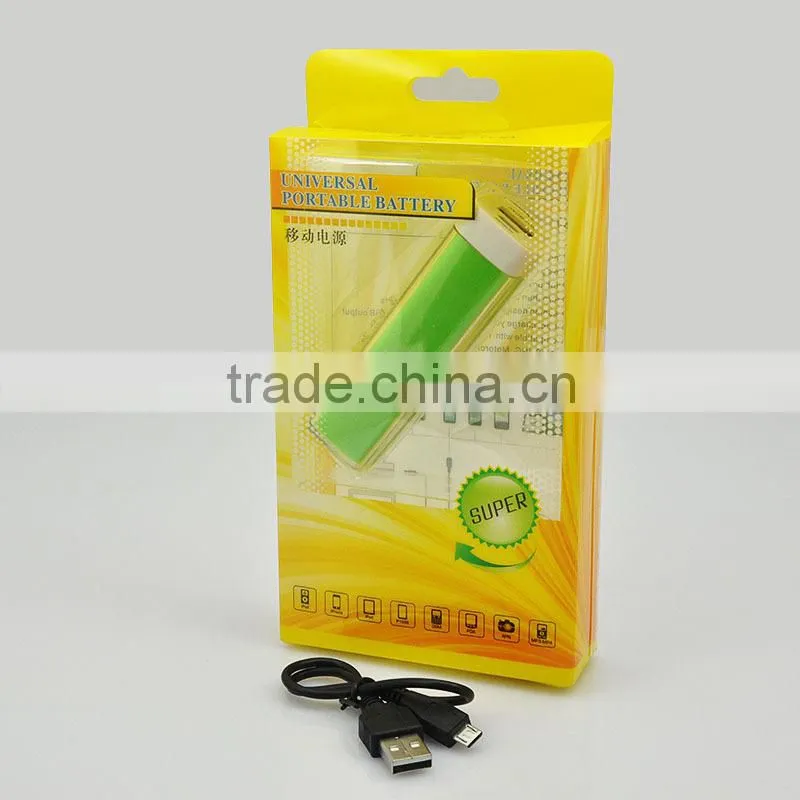 Factory new design suit case portable mobile power bank 2600mah