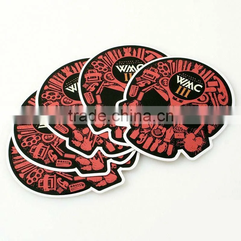 Big discount wholesale Custom heat transfer vinyl stickers die cut,weather resistant gold metallic tattoo stickers ---DH20270
