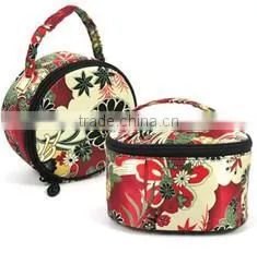 round cosmetic bag/Garden Cosmetic & Toiletry Bags