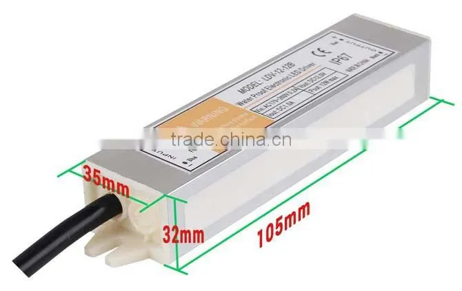 full range input waterproof switch mode power supply LDV-12-12 12w 12v 1a led driver