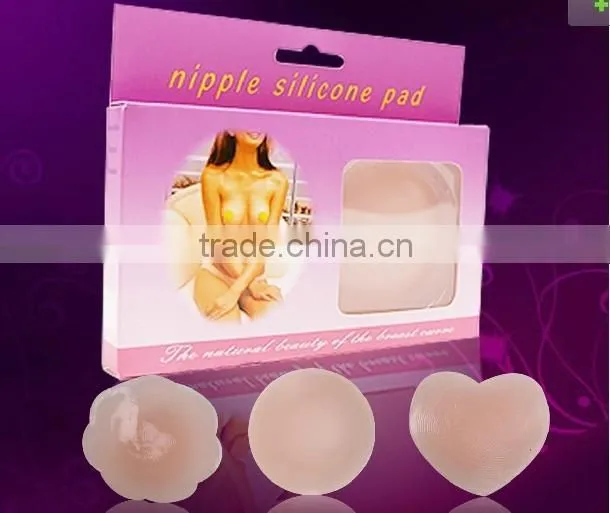 Reusable and self -adhesive silicone sexy ladies nipple covers