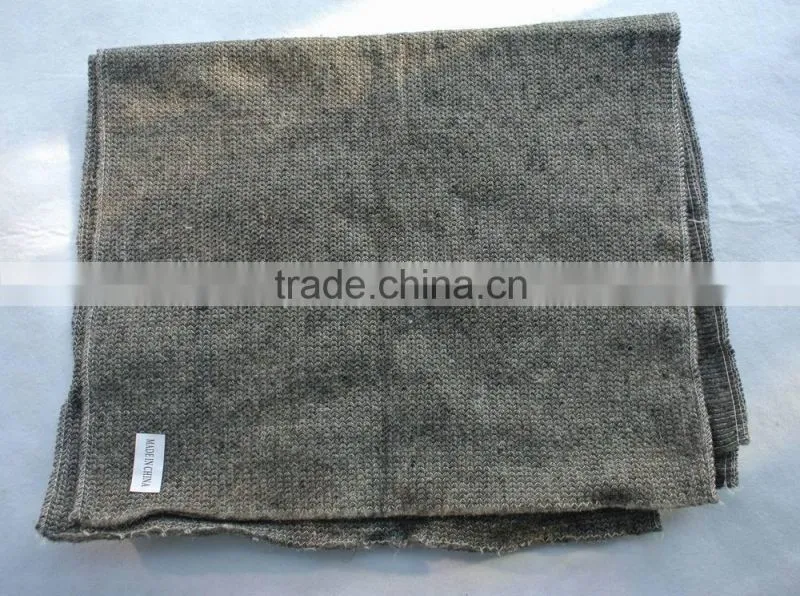 Grey color stitch bonded recycled cotton floor cloth
