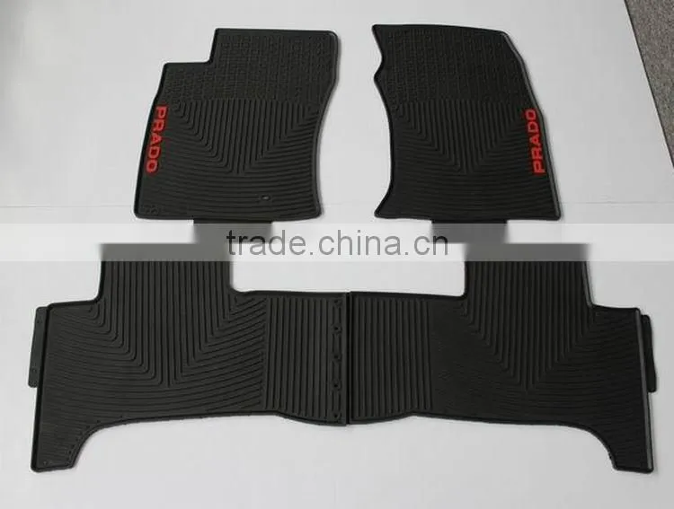 Wholesale Customized Full Set Type Rubber PVC Auto Car Floor Mats For TOYOTA PRADO