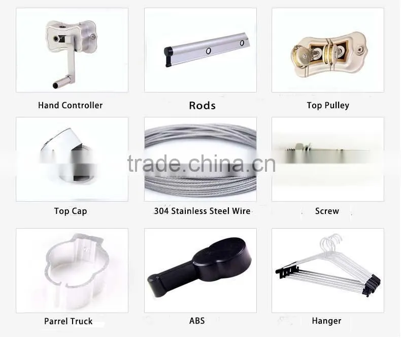 2016 ceiling mounted clothes drying racks lifting aluminium clothes drying rack