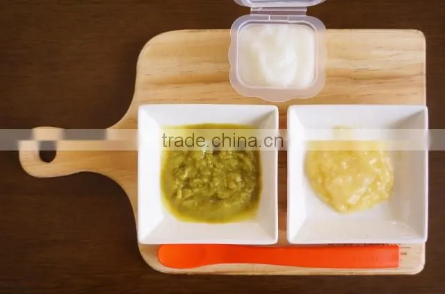 japanese jas organic baby food series spinach puree with cream sauce 100g (from 5 months)