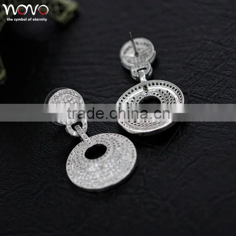 2016 fashion jewelry brass earring without stone