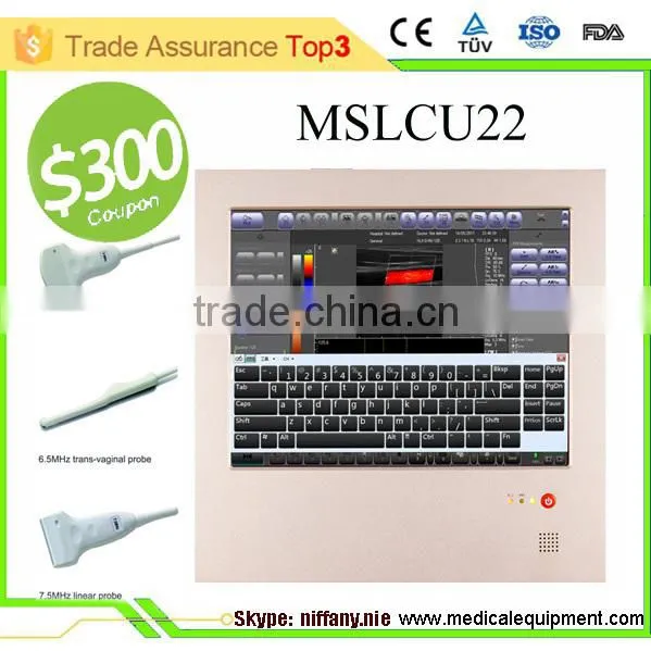 3D Color Doppler Ultrasound Machine with touch screen with competitive price MSLCU22-N