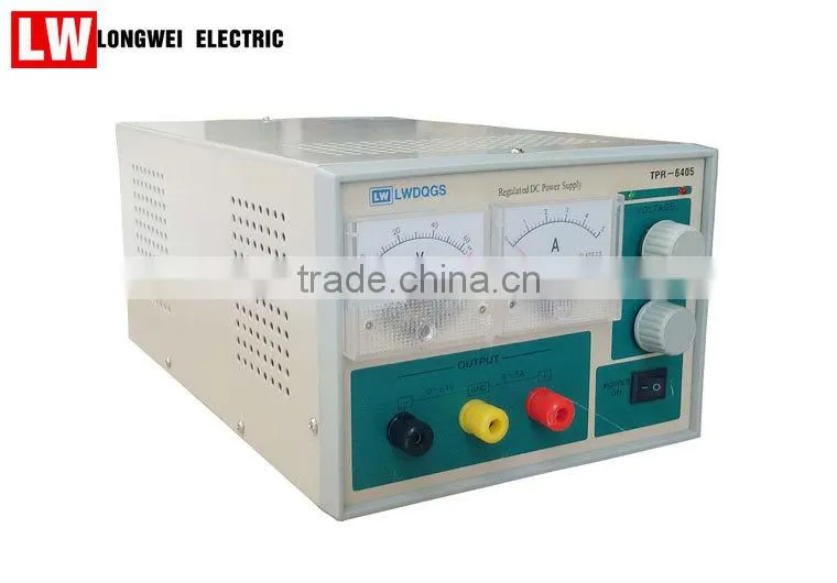 Single Channel Output 64V 5A Adjustable Linear DC Power Supply For Electronic Production Line