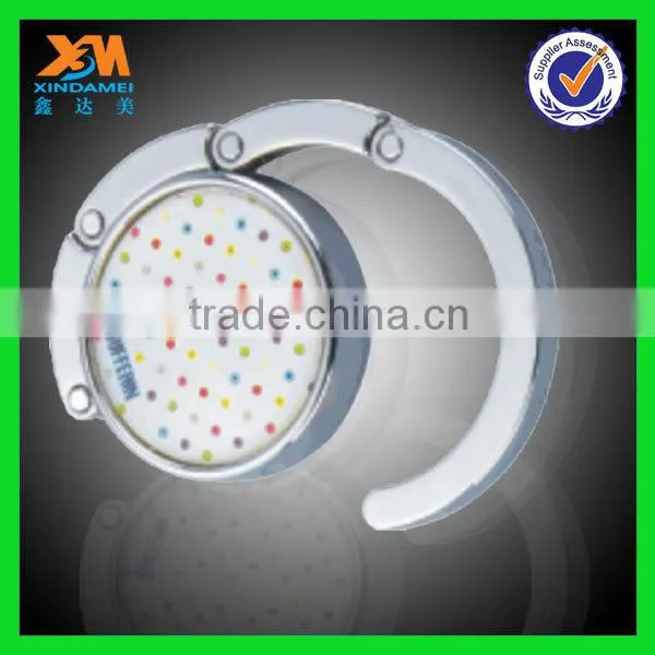 Stock purse hanger, bag hanger, bag hook with various color available