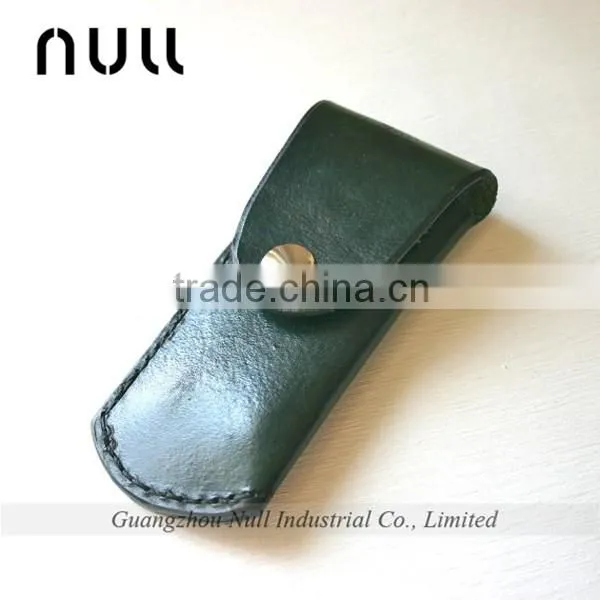 Small and cute vintage genuine leather knife cover bag