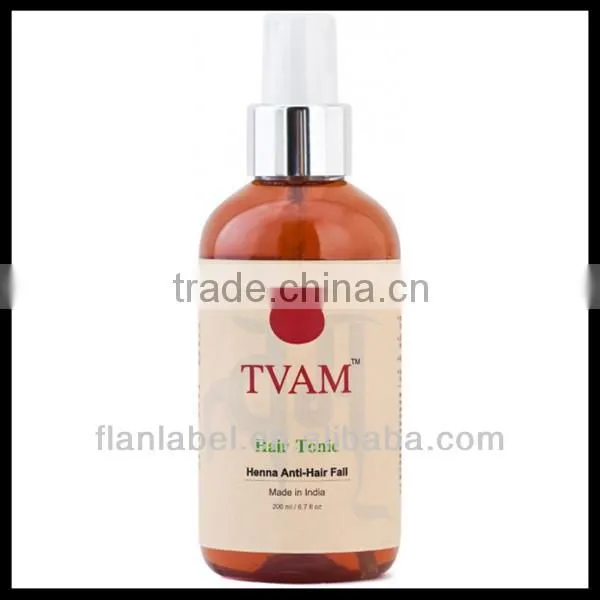 100% factory-directed price customized hair oil bottle label